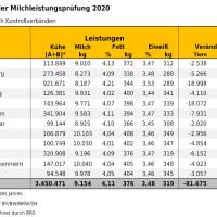 Milchkontrolle 2020 I